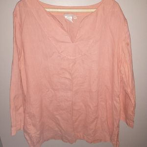 Boutique linen top